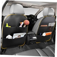 Car Seat Back Protector for Kids - Backrest Protector Prevents Damage from