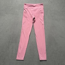 Athleta Girl Leggings High Rise Stash Your Treasures Tight XL 14 Pink Stretch