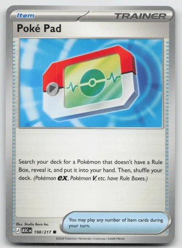 Poke Pad Common ME: Ascended Heroes 198/217 NM