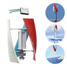 100W Vertical Wind Turbine Wind Turbine Generator Kit?with Auxiliary Wind Wheel!