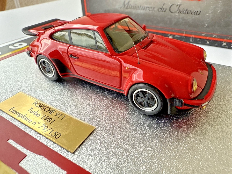 Heco Miniatures Du Chateau 1:43 Porsche 911 Turbo 1981, como BBR, Looksmart - Imagem 3 de 4