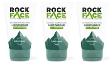 3×Rockface Face Moisturiser for Men All Weather Protection 100ml (Triple Pack)