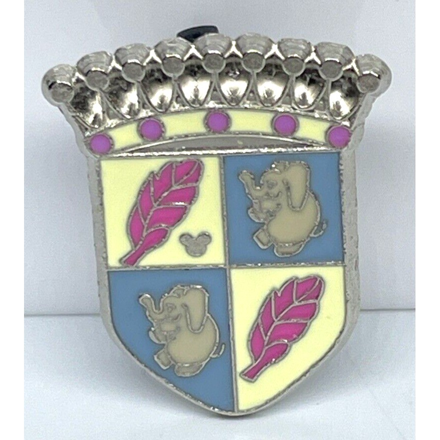 Fantasyland Icons Dumbo Crest 2012 Disney Trading Pin Hidden Mickey