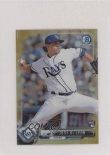 2017 Bowman Chrome Minis Base Rookies Gold Refractor 6/50 Jose De Leon #42 0b5