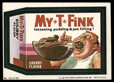 #ad My T Fink 1979 Wacky Packages Topps Sticker Card #62 NM $2.95