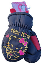 MOUFLES de SKI , ENFANT , HELLO KITTY , Sanrio ,  3-4 ans  / 3a33