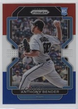 2022 Panini Prizm Tier III Red White & Blue Prizm Anthony Bender #250 07rd