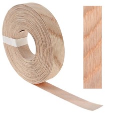 3/4 inch X 50 ft Wood Veneer Edge Banding White Oak Pre-glued Real Wood Venee...