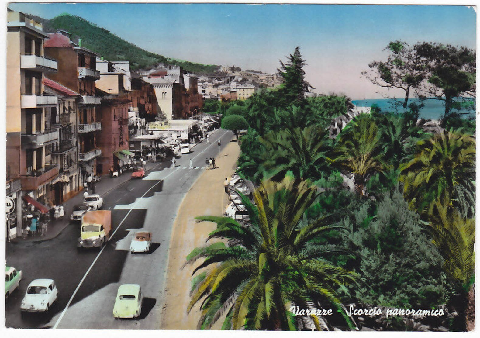 VARAZZE - SAVONA - SCORCIO PANORAMICO - VIAGG. 1961 -32654-