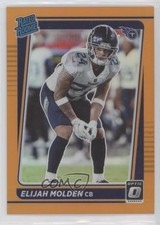2021 Panini Donruss Optic Rated Rookie Orange Prizm /199 Elijah Molden #300 0us8