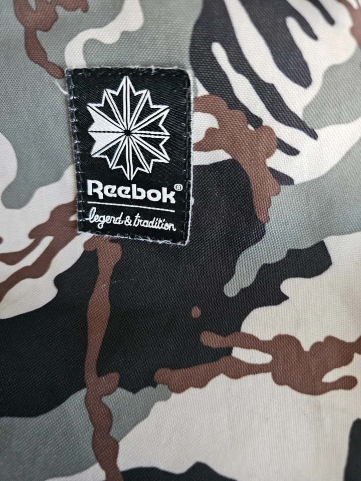 锐步经典背包迷彩迷彩学校学院拉链 19 英寸高 X 宽 16 — 第 3/4 张图片