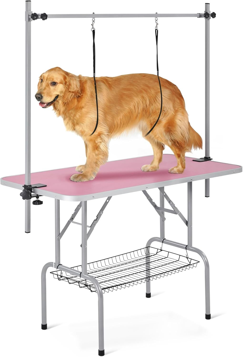 46'' Pet Grooming Table for Large Dogs Adjustable Height - P