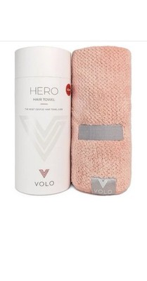 New VOLO Hero Hair Towel Ultra Soft Quick Drying Cloud Pink