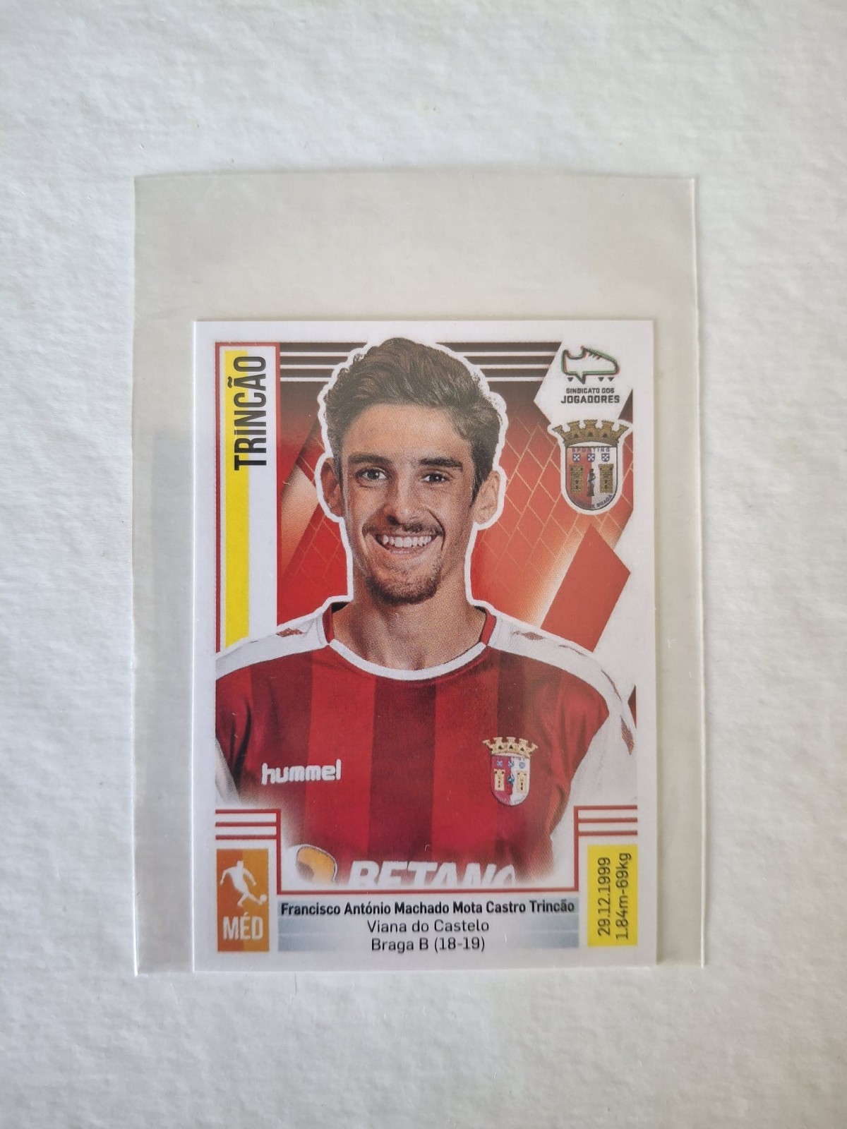Francisco Trincao 2019/2020 Panini Futebol Rookie Sticker #100