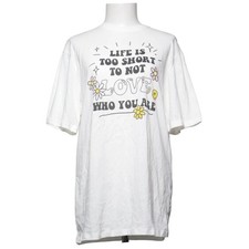 Yeah Bunny, T-shirt, Größe: L, Weiß, Baumwolle, Print, Damen #4TQ