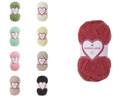 Rico Creative Chenillove Handstrickwolle Chenillewolle