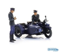 Artitec Bausatz Reichspolizeimotorrad Mit Beiwagen + 2 Figuren 10.422