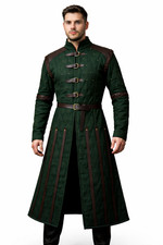 Medieval Gambeson   Quilted Cotton Padded Armor Jacket for LARP, SCA  Reenactme