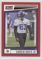 2022 Score Rookies Red Andrew Booth Jr #326 10cj