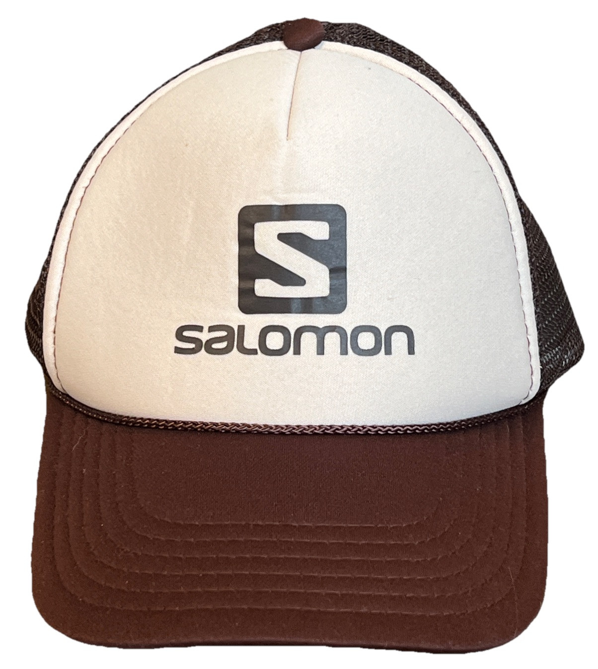 Cappello Salomon Otto berretto baseball snapback unisex logo escursionismo outdoor marrone