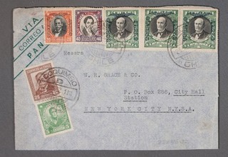Mayfairstamps Chile 1932 Coquimbo to New York NY Cover ccb_19679
