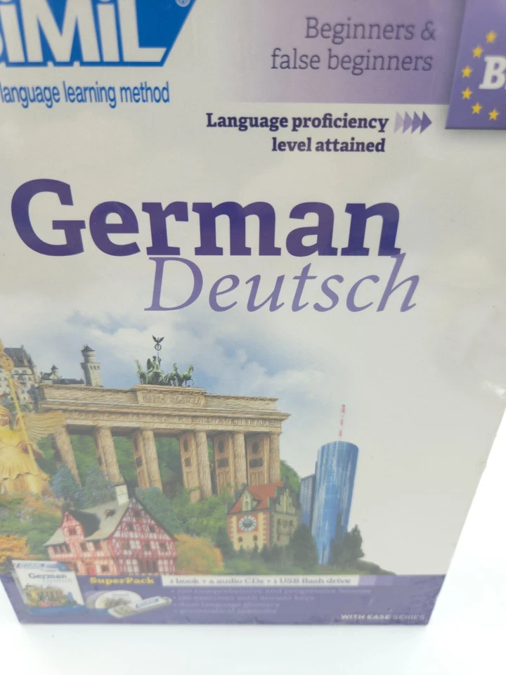 Assimil German Superpack 4 English Speakers 1 book 4 audio CDs 1 USB Flash NEW - Image 2 of 4