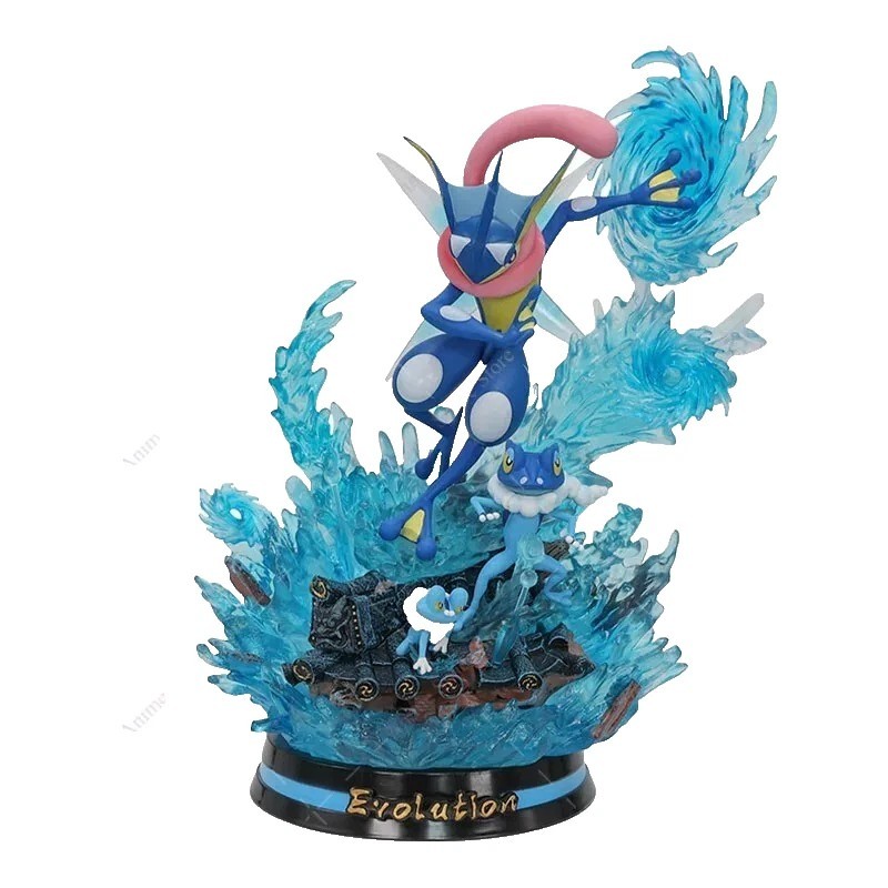 Figurine Pokémon Greninja 28 cm statuette manga collectionneur Amphinobi jouet geek neuf