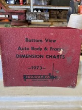 1973 Tru-Way CO Bottom View Auto Body & Frame Dimension Charts
