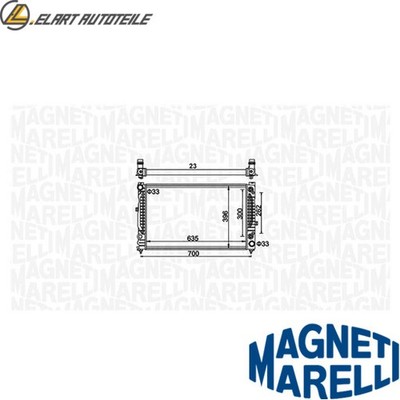 KÜHLER MOTORKÜHLUNG 350213185500 FÜR AUDI A6C5A4B5ALLROADC5COUPEB3 VW ACK 2.8L