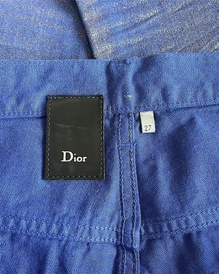 Dior Homme SS09 ワイドデニム　28 Dior Homme SS09 “Planisphère” Luster Gold Wax Denim Jeans Hedi