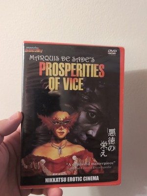 Marquis De Sade's Prosperities of Vice NEW (DVD, 1988) Mondo Macabro Nikkatsu 