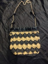ZARA COMBINATION WOVEN BUCKET BAG