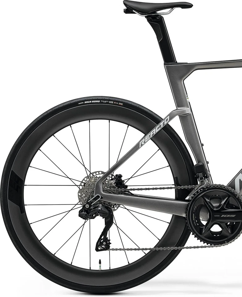 Merida Reacto 6000 Carbon Rennrad 2025 Gunmetal Grey Radsport Herren Damen - Bild 2 von 4