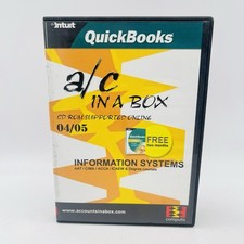 Intuit QuickBooks a/c In A Box Textbook + Lectures PC CD With Key
