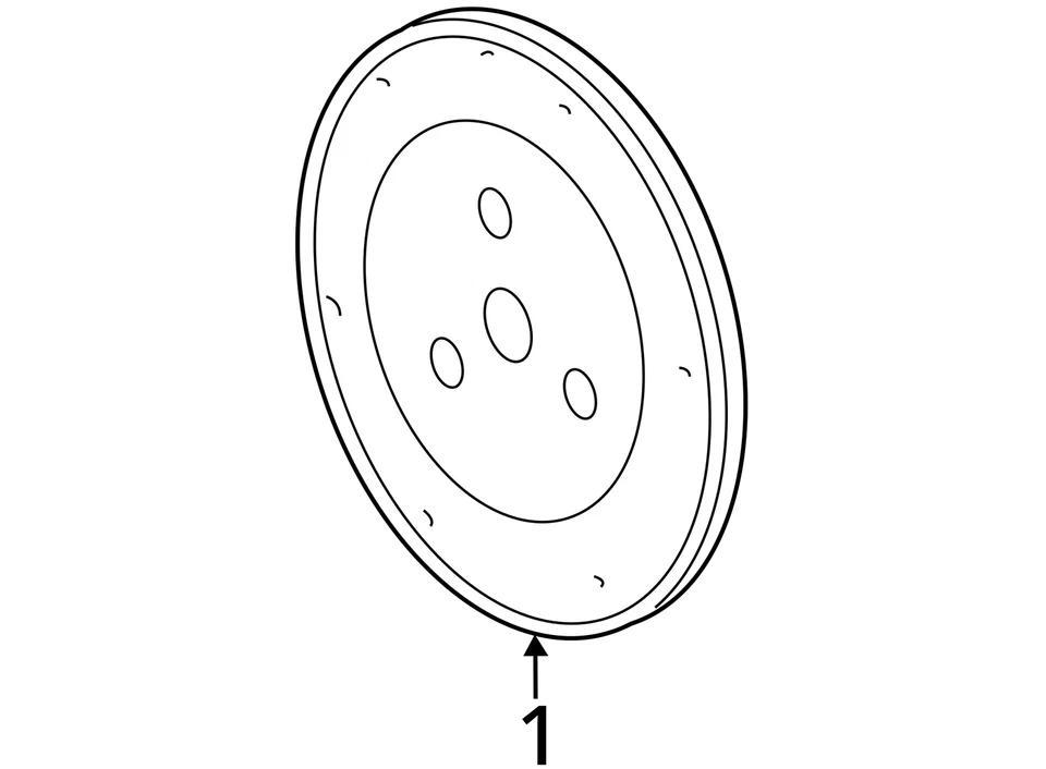 Volante/placa flexible 3 orificios de perno convertidor para 08-19 TAURUS 727888 Foto 4 de 4
