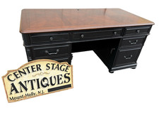 67108 Modern Riverside Furniture Ebony Executive Desk