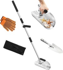 Sand Scoop for Metal Detecting, Metal Detector Sand Shovel Accessories for Beach