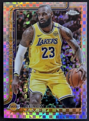 2025-26 Topps Chrome - LeBron James #127 X-Fractor Los Angeles