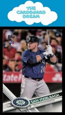 Dan Vogelbach 2017 Topps #519 RC Rookie Seattle Mariners Baseball Card. rookie card picture