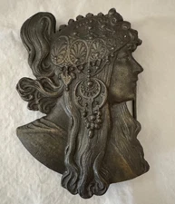 Bergamot Brass Works Belt Buckle Boho Gypsy Woman Vintage