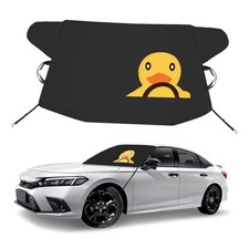 Car Windshield Snow Cover,Car Windshield Cover for Ice and Snow,600D