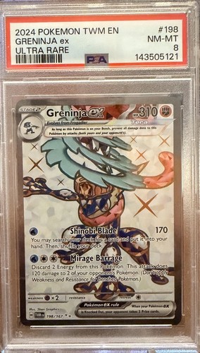 Greninja ex graded PSA 8 for sale on eBay