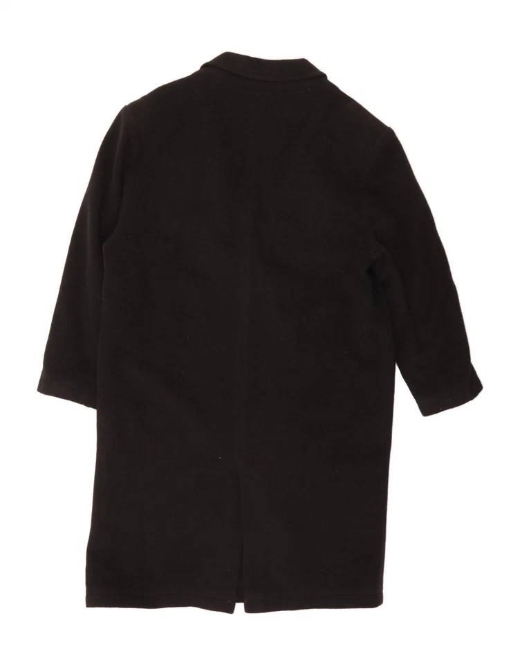 Abrigo SISLEY Mujer Doble Pecho UK 6 XS Negro Lana DG00 Foto 2 de 4