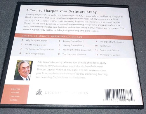 Knowing Scripture by R.C. Sproul (6 Audio CDs) Ligonier Ministries | eBay