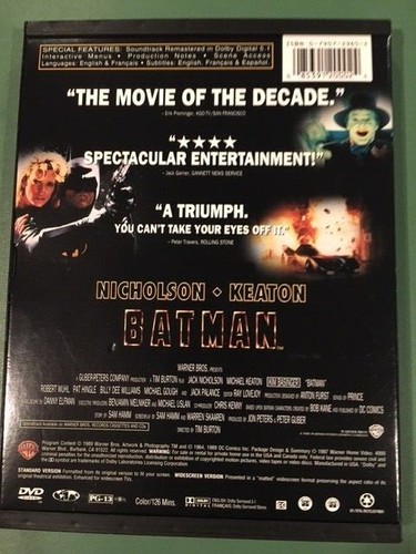  The Batman Legacy, All 4 Feature-Length Films, DVD, Warner Brothers - Picture 3 of 6
