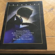 TOURNEAU Watches Magazine Ad Exc Cond Rolex Patek AP Cartier 1990's