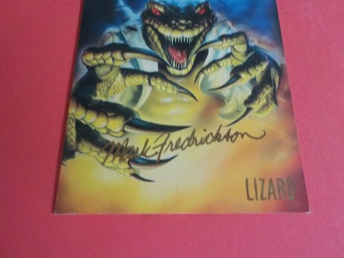 1995 Fleer Ultra Spider-Man Gold Foil Signature Series #35 Lizard - Picture 3 of 3