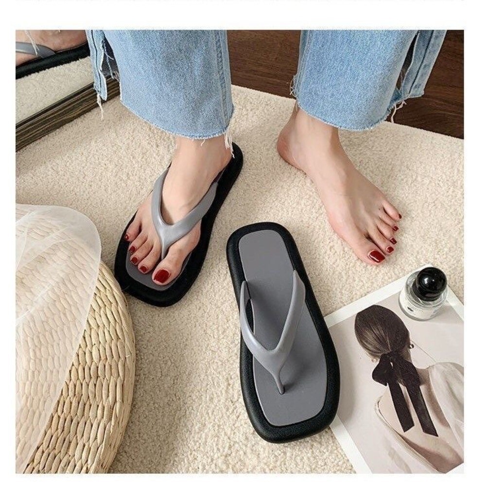 APL Infradito donna antiscivolo antiscivolo muffin plateau ciabatte casa outdoor estate