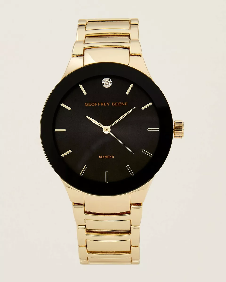 Geoffrey beene online gold watch