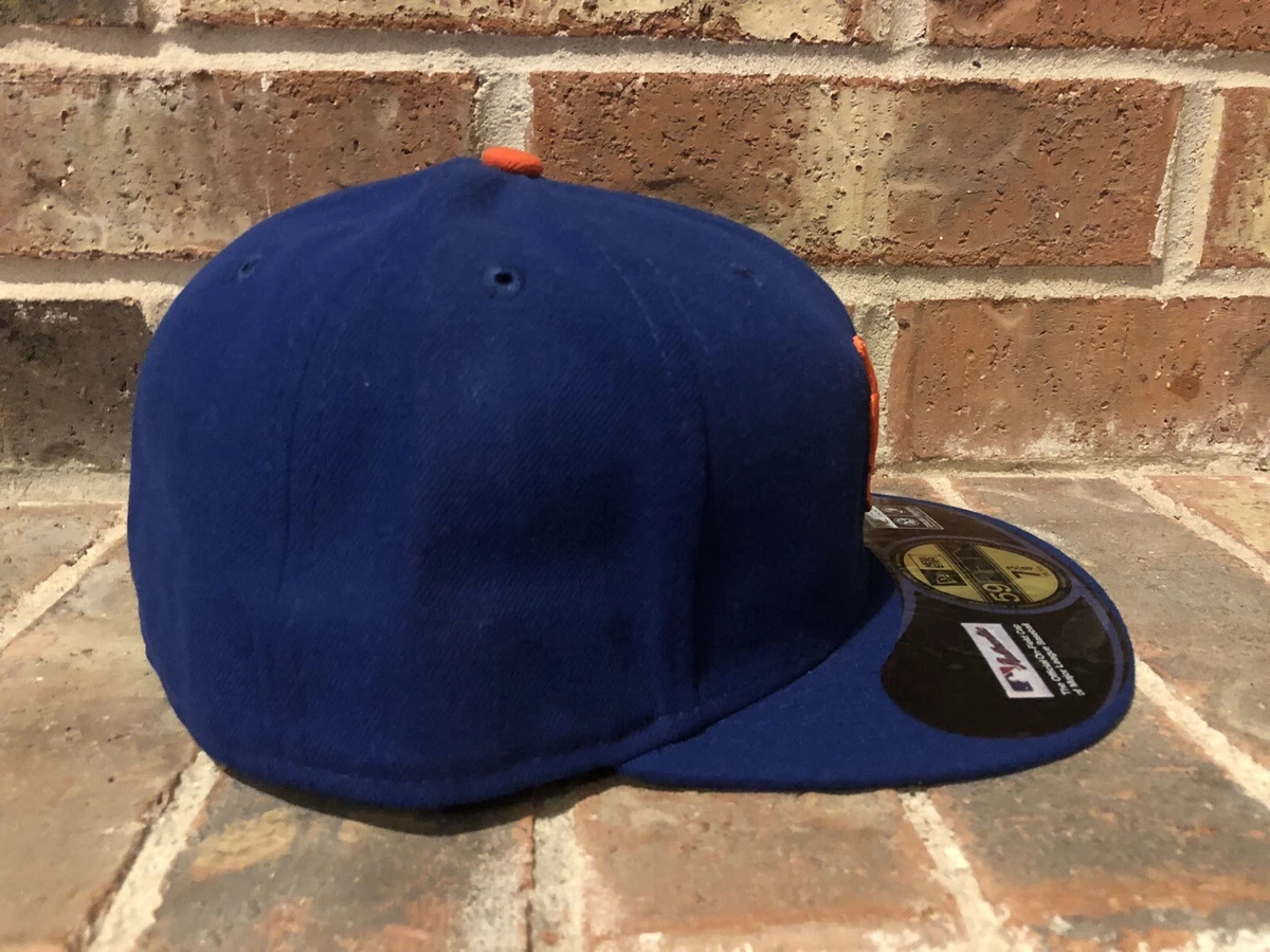 Los Mets New York Mets 60th Anniversary New Era 59FIFTY Fitted Hat (Royal Blue Black Green Under BRIM) 7 3/4